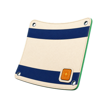 Illustration of timing bib with race chip